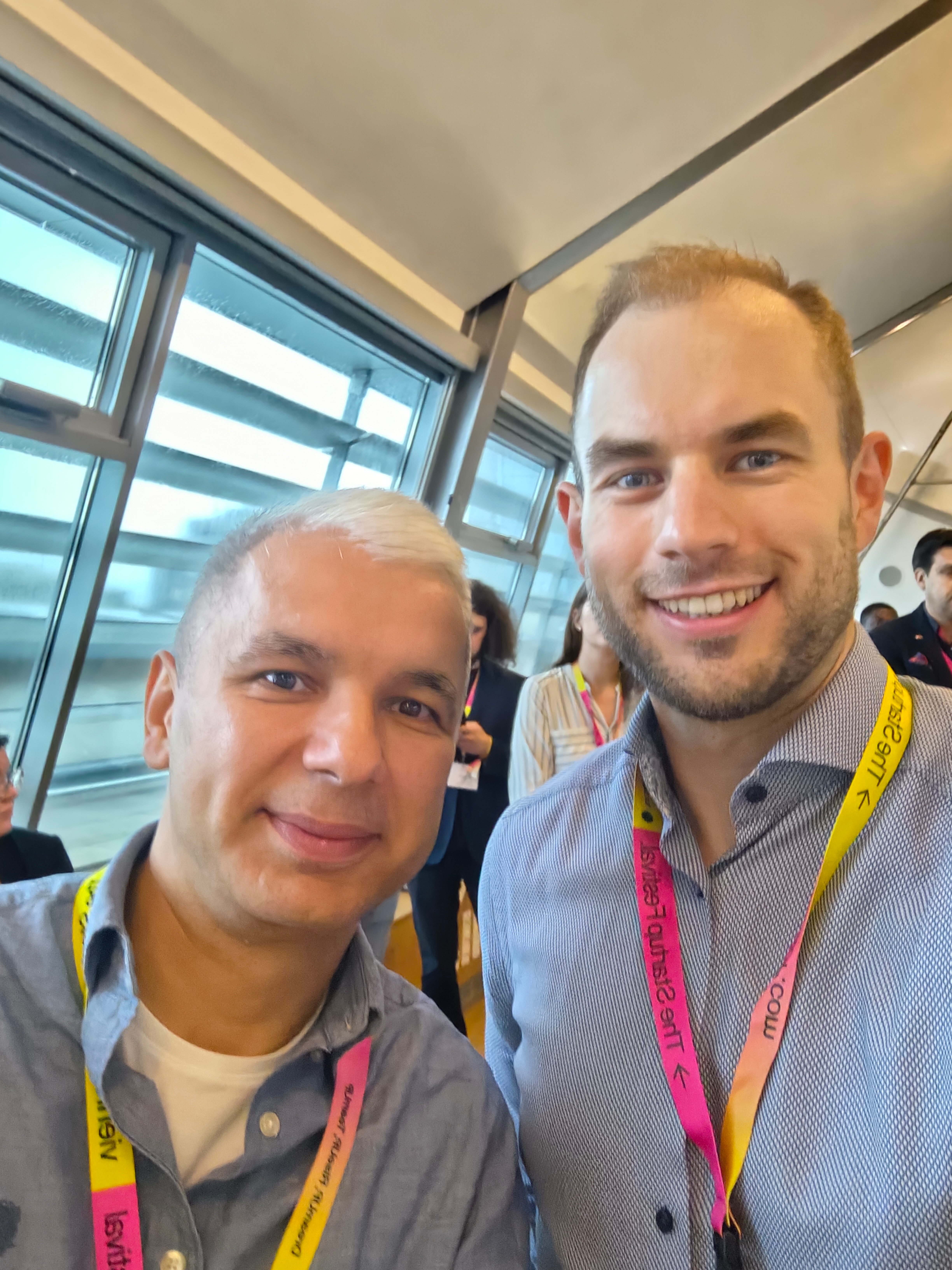 Networking at conference